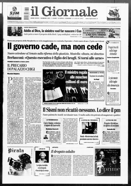 Il giornale : quotidiano del mattino